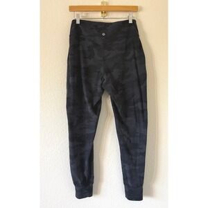 Lululemon Women's Align High-Rise Jogger In Black Camo Size 8 LW5DMBS Athleisure